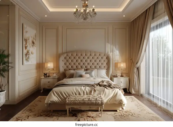 Bedroom Interior with Modern European Style