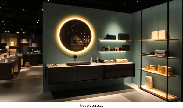 Modern Bathroom Display Showcase Design