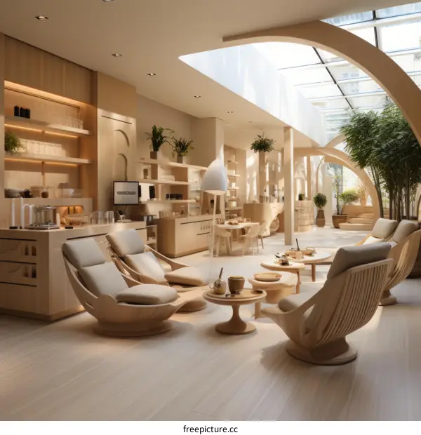 Modern Minimalist Office Interior