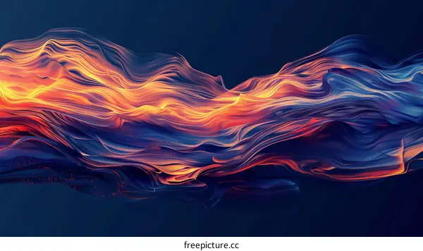 Iridescent Silk Waves