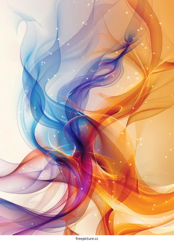 Colorful auspicious clouds