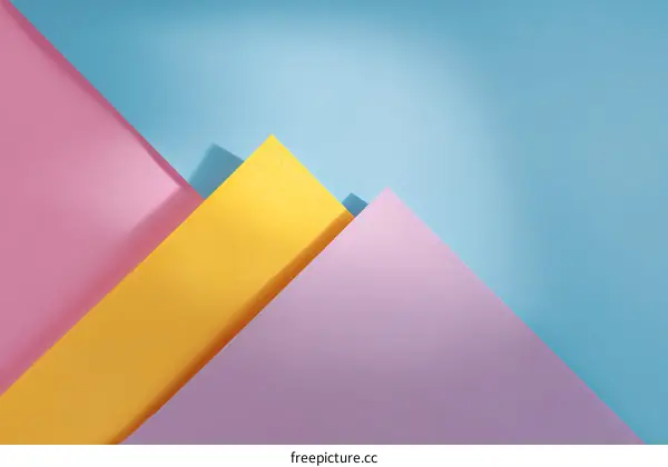 Colorful Abstract Paper Shapes Design