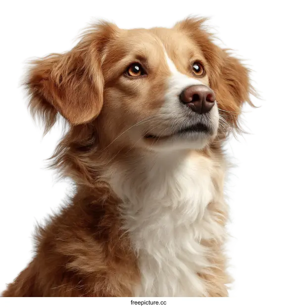 [Transparent Background PNG]Close-up Portrait of a Dog