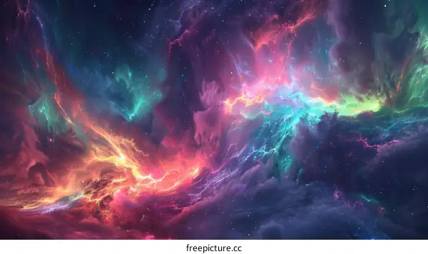 Interstellar Space Travel Through a Nebula