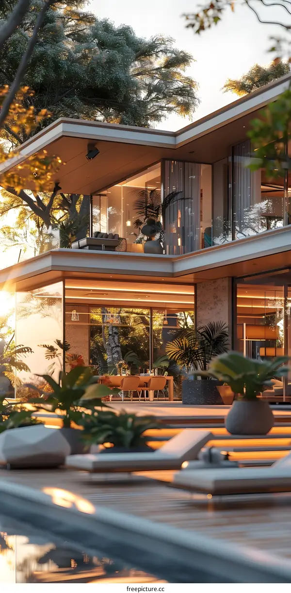 A Modern House in the Rainforest