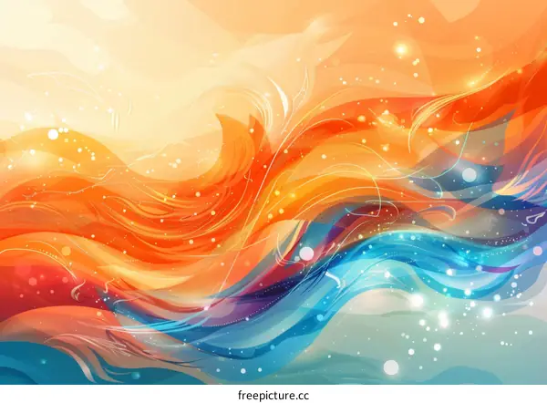 Symphony of Vibrant Waves