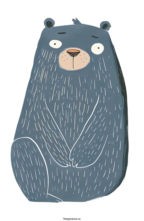 [Transparent Background PNG]Cute Cartoon Bear Illustration