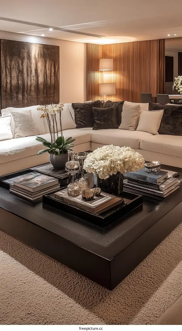 Modern Luxurious Living Room Interior Design