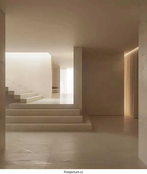 Modern Minimalist Staircase Interior Design