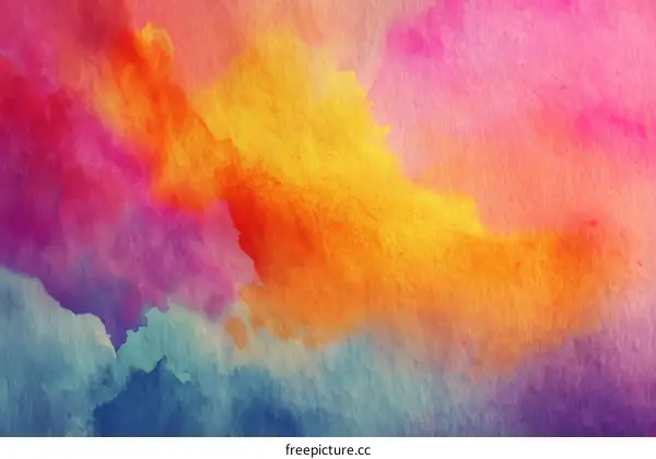 Abstract Watercolor Paint Splatter Background