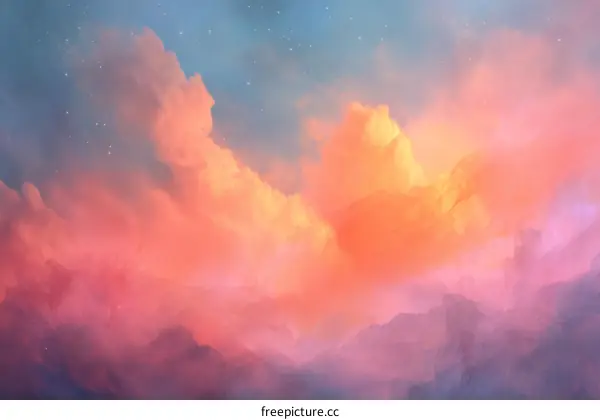 Colorful Dreamy Sky Cloudscape