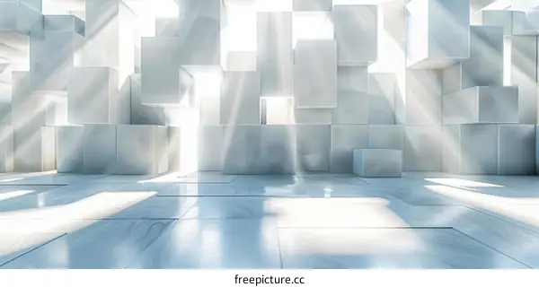 Immersive Geometric Architectural Space