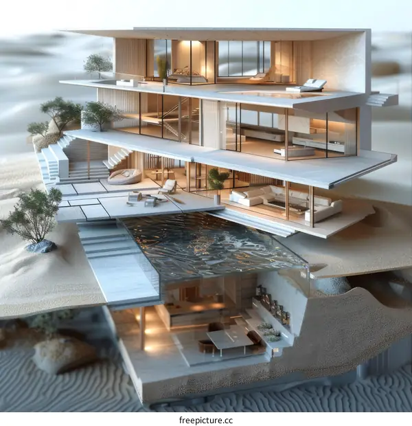 A Modern House in the Desert