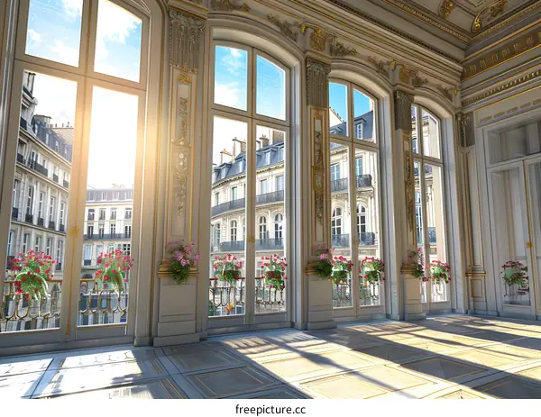 Elegant French Balcony Room with City View