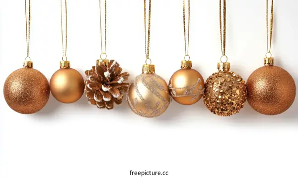 Golden Christmas Decorations