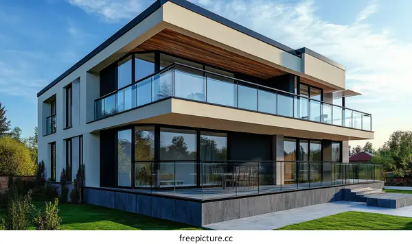 Modern European Style House Exterior Design