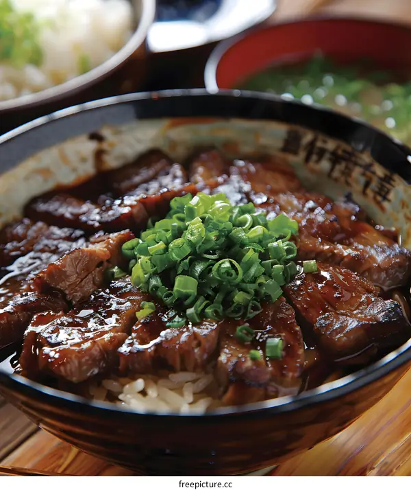 Japanese beef bowl