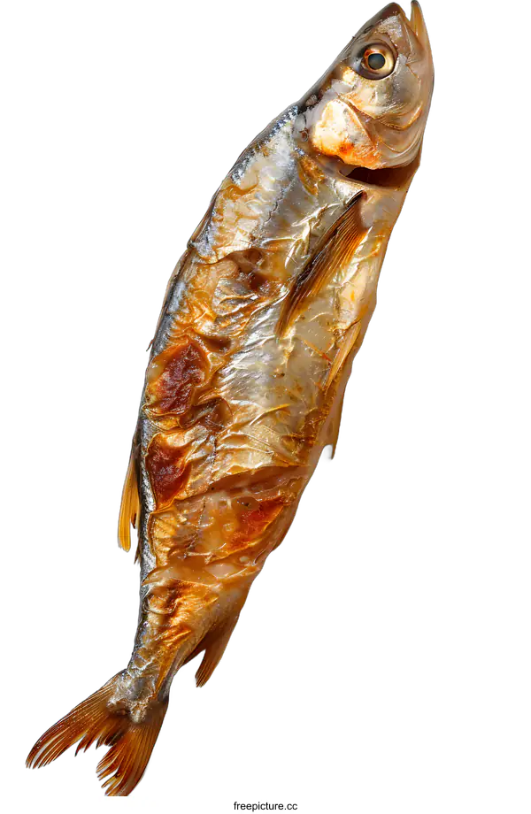 [Transparent Background PNG]Grilled Fish on White Background