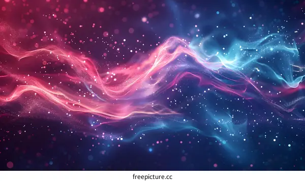 4K science fiction nebula curved halo computer desktop wallpaper