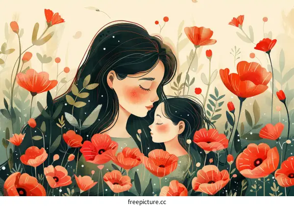 A Mother's Love is a Garden of Poppies