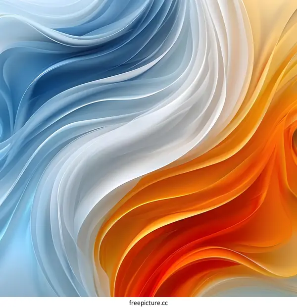 Abstract Wavy Background Design