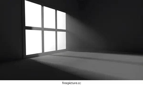 Light From a Window in a Dark Room