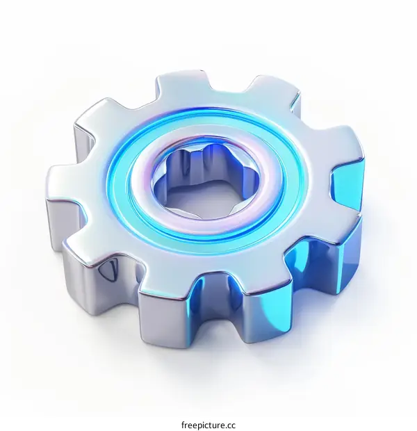 Cogwheel 3D illustration