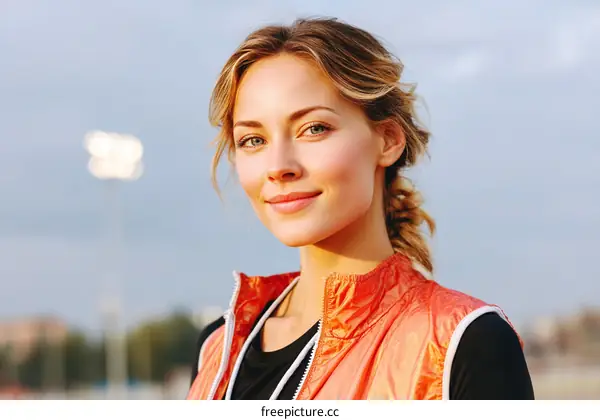 Outdoor Portrait of a Caucasian Woman