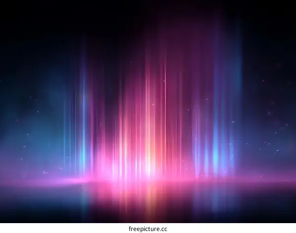 Abstract Neon Light Effect Background Design