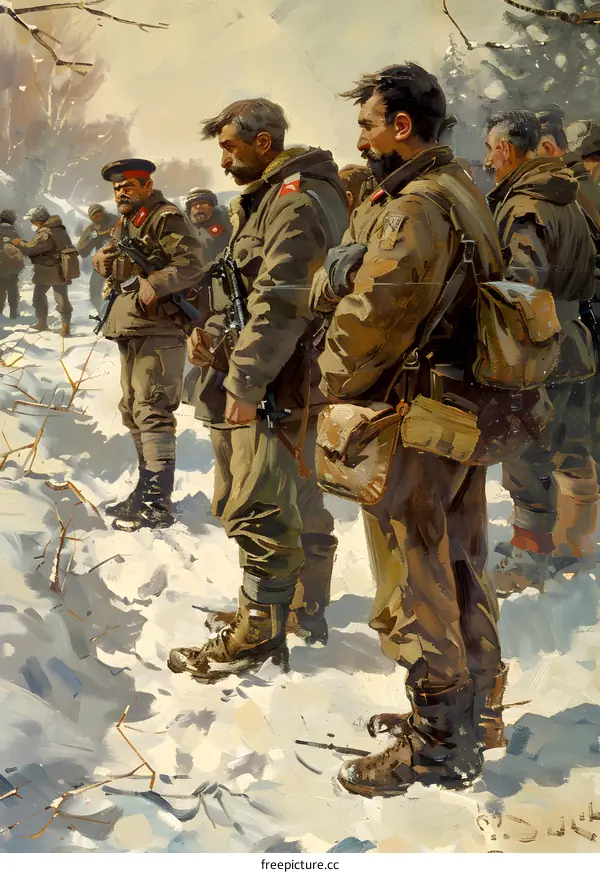 The Soldiers in Snow