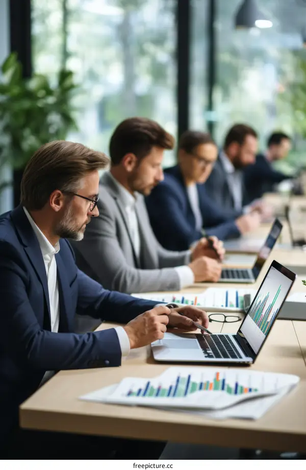 corporate business people working together in the office