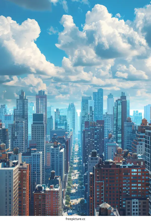 Iconic Manhattan Skyline at Dusk