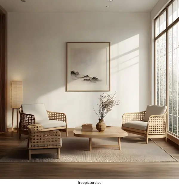 Minimalist Living Room Interior Design with Modern Furniture