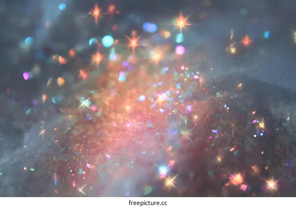 Abstract Colorful Sparkling Background Image