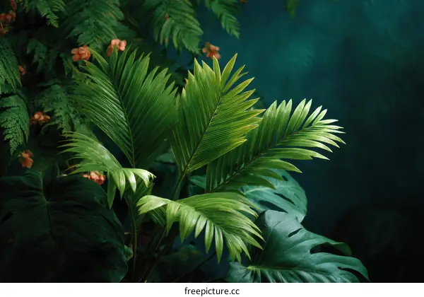 Tropical Lush Greenery Background