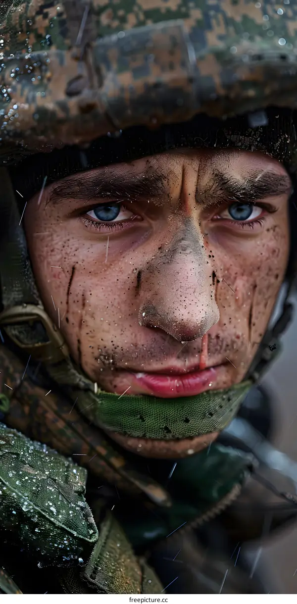 Portrait of a soldier