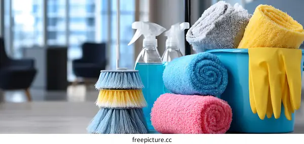 Cleaning Supplies and Equipment for a Clean Home