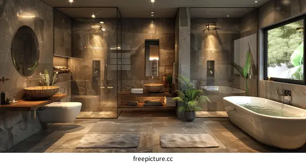 Modern Luxurious Bathroom Interior Design