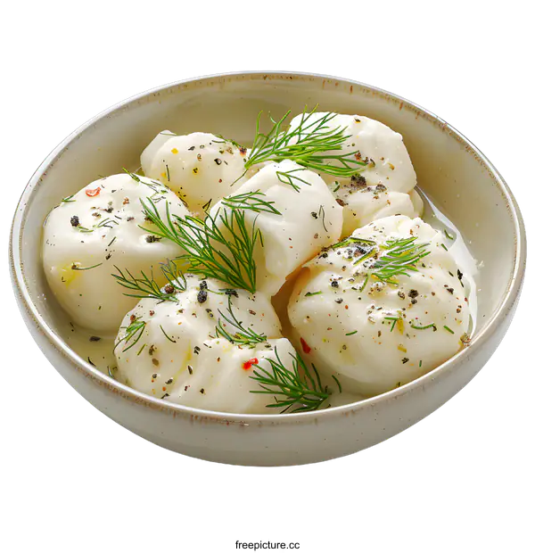 [Transparent Background PNG]dumplings in bowl