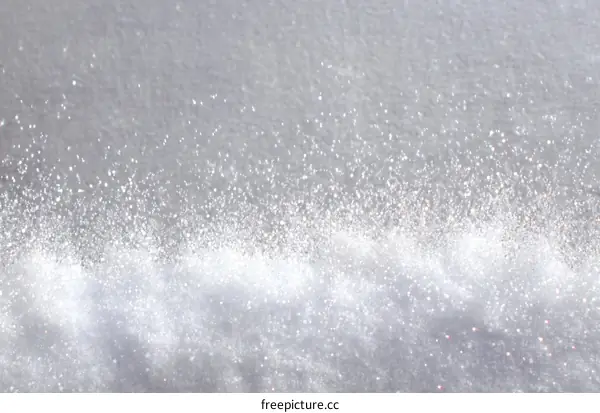 Sparkling Snow Background Texture