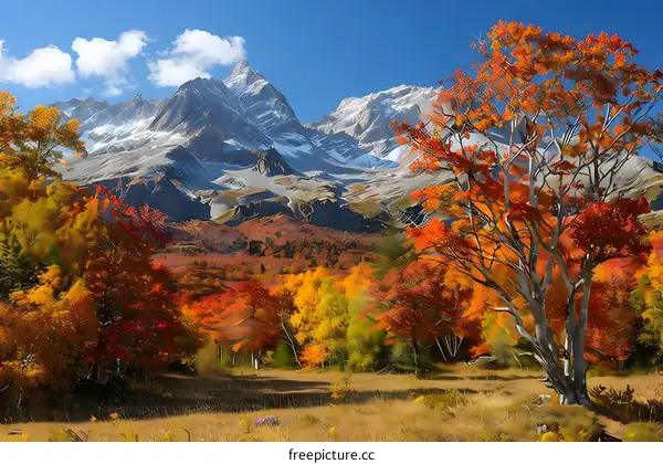 Autumn Mountain Scenery