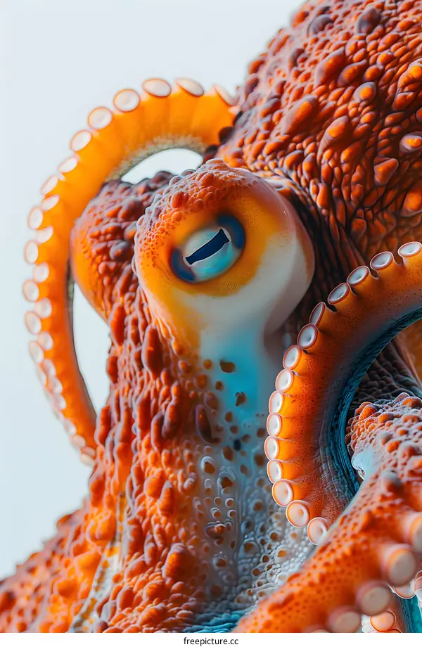 close up of an octopus