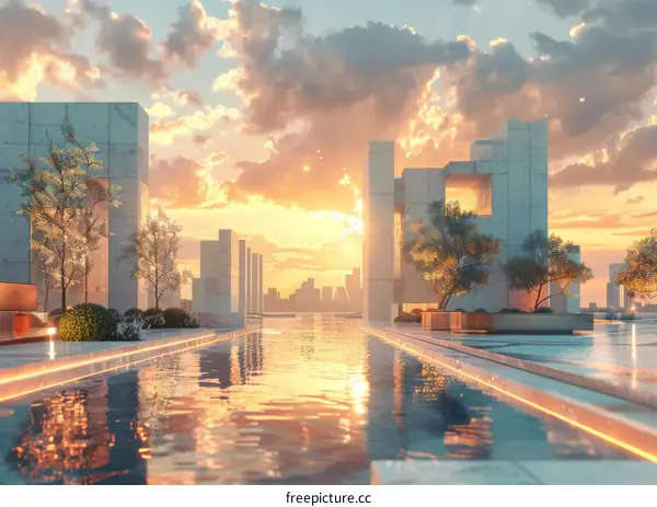 Swimming Pool in the City