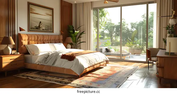IKEA modern style bedroom render