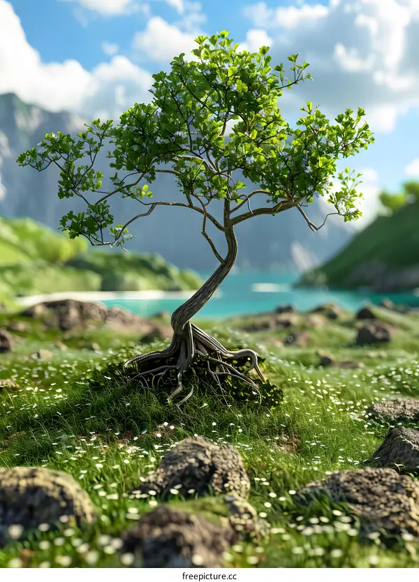 Lonely Tree in the Landscape