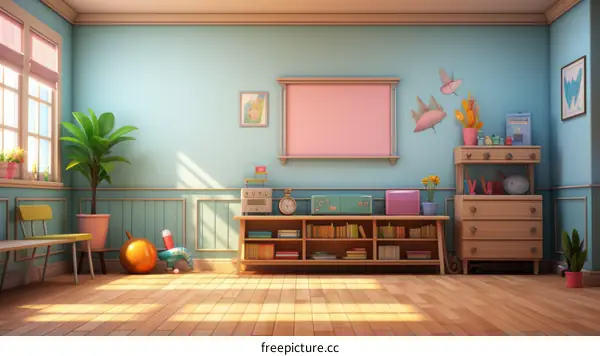 Retro and Minimalist Interior Design