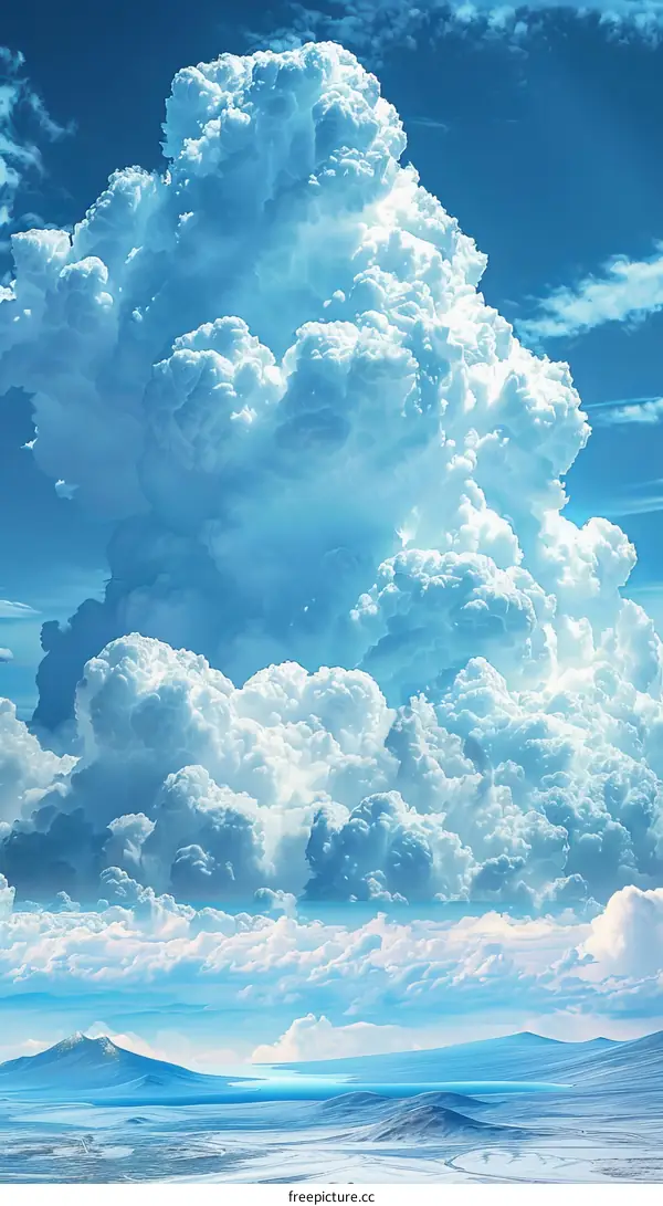 Dramatic Cumulus Cloudscape