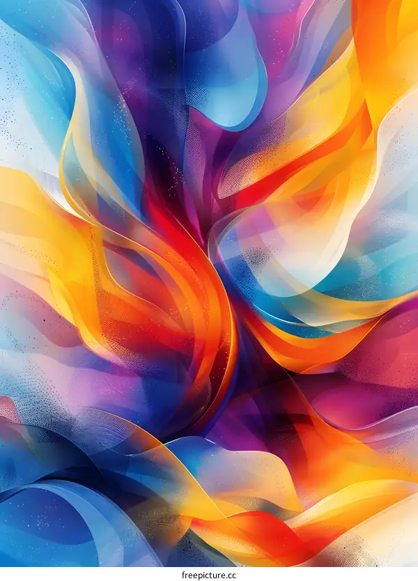 Colorful abstract painting