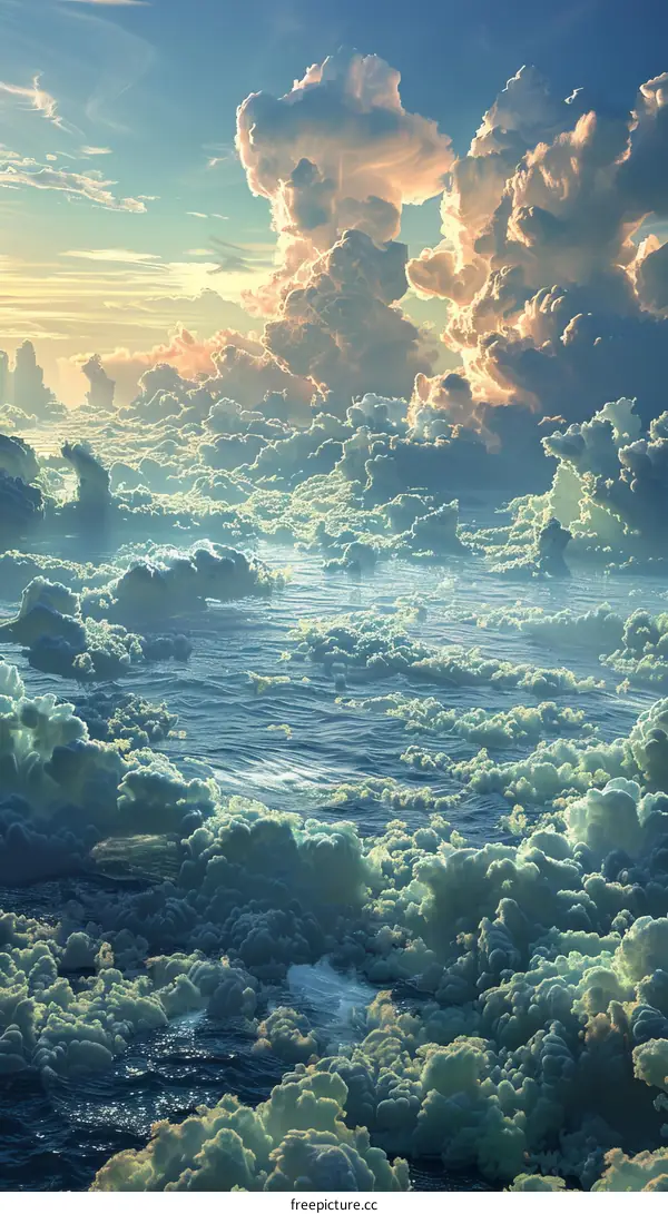 A Stunning Cloud Sea Above the World