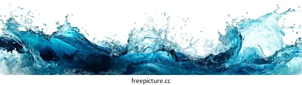 Water Splash Abstract Background Design